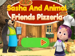 খেলা Sasha And Animal Friends Pizzeria