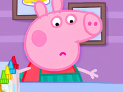খেলা Jigsaw Puzzle: Peppa Pig Fancy Pancake