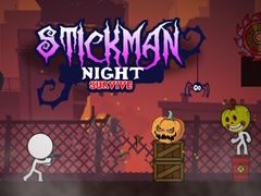 খেলা Stickman Night Survive
