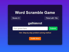 খেলা Word Scramble Game Challenge