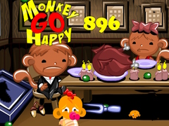 খেলা Monkey Go Happy Stage 896