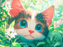 খেলা Jigsaw Puzzle: Innocent Cat