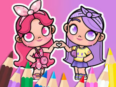 খেলা Coloring Book: BFF In Avatar World