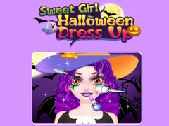 খেলা Sweet Girl Halloween Dress Up