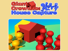 খেলা Giant Crowd io: House Capture