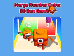 খেলা Merge Number Cube: 3D Run Game