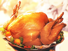 খেলা Jigsaw Puzzle: Thanksgiving Harvest Dinner