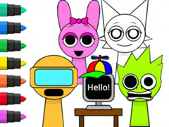 খেলা Coloring Book: Sprunki Incredibox