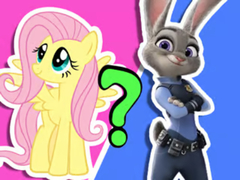 খেলা Kids Quiz: Animal Ladies