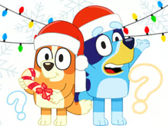 খেলা Kids Quiz: Bluey Christmas Quiz