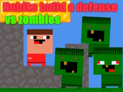 খেলা Nubiks build a defense vs zombies