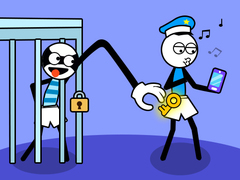 খেলা Stickman Troll Thief Puzzle