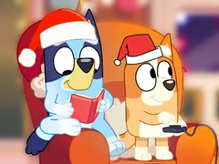 খেলা Jigsaw Puzzle: Bluey Christmas Party