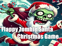 খেলা Flappy Zombie Santa Christmas Game
