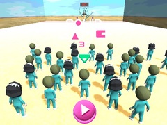 খেলা Squid Game Race 3d