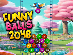 খেলা Funny Balls 2048