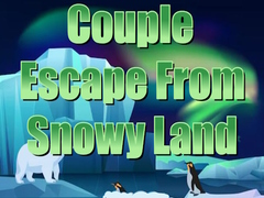 খেলা Couple Escape from Snowy Land