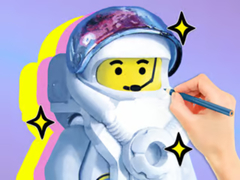 খেলা Coloring Book: LEGO Astronaut