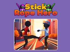 খেলা Stick Rope Hero