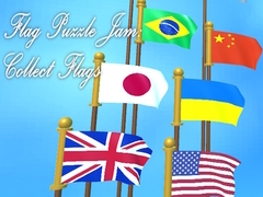 খেলা Flag Puzzle Jam: Collect Flags