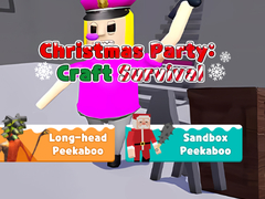 খেলা Christmas Party: Craft Survival