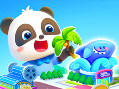 খেলা Jigsaw Puzzle: Baby Panda's Dream Town