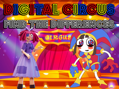 খেলা Digital Circus Find The Differences
