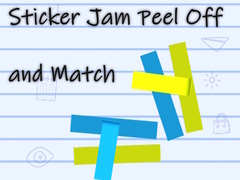 খেলা Sticker Jam Peel Off and Match