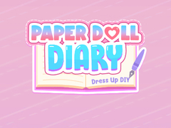 খেলা Paper Doll Diary: Dress Up DIY