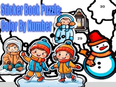 খেলা Sticker Book Puzzle: Color By Number