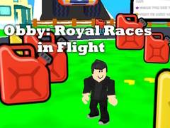 খেলা Obby: Royal Races in Flight