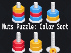 খেলা Nuts Puzzle: Color Sort