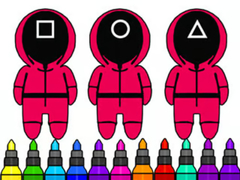 খেলা Coloring Book: Squid Game Mask