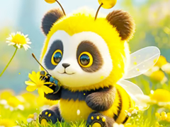 খেলা Jigsaw Puzzle: Panda Bee