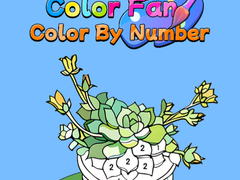 খেলা Color Fan Color By Number