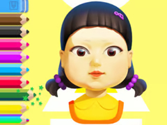 খেলা Coloring Book: Squid Game Doll