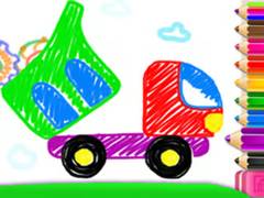 খেলা Toddler Drawing: Tanker Truck