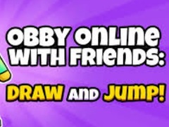 খেলা Obby With Friends: Draw and Jump