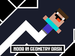 খেলা Noob in Geometry Dash