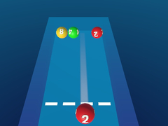 খেলা Merge The Balls 2048 Billiards!