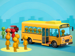 খেলা Crazy Bus Station
