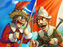 খেলা Musketeers Gunpowder vs Steel
