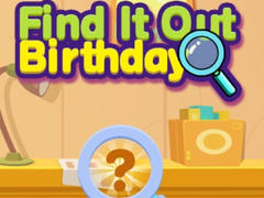 খেলা Find It Out Birthday