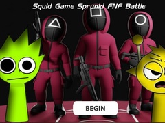 খেলা Squid Game Sprunki Fnf Battle