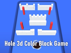 খেলা Hole 3d Color Block Game