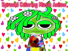 খেলা Sprunki Coloring Music Anime