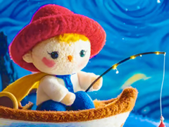 খেলা Jigsaw Puzzle: Starry Night Fishing