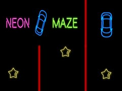 খেলা Neon Car Maze
