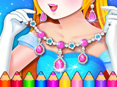 খেলা Coloring Book: Jewelry Design