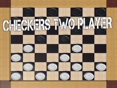 খেলা Checkers Two Player